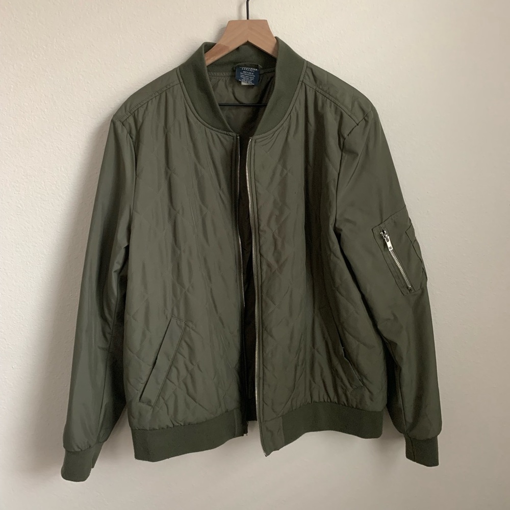 Charles River Green Bomber Jacket